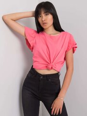 Marškinėliai moterims Shaniece, rožiniai kaina ir informacija | Marškinėliai moterims | pigu.lt