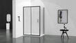 Dušo kabina Mexen Apia, 110x70,80,90,100 cm, black kaina ir informacija | Dušo kabinos | pigu.lt