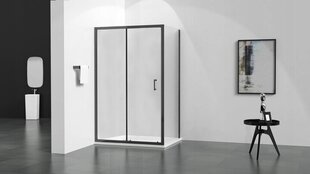 Dušo kabina Mexen Apia, 130x70,80,90,100 cm, black kaina ir informacija | Dušo kabinos | pigu.lt