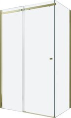 Dušo kabina Mexen Omega, 8 mm, 110x70,80,90,100, gold kaina ir informacija | Dušo kabinos | pigu.lt