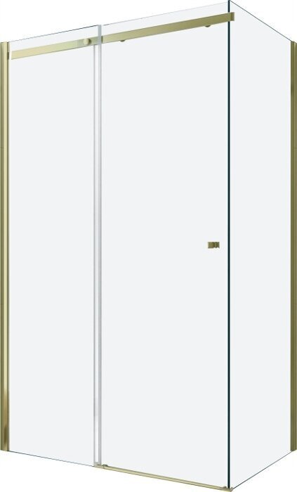 Dušo kabina Mexen Omega, 8 mm, 120x70,80,90,100, gold kaina ir informacija | Dušo kabinos | pigu.lt