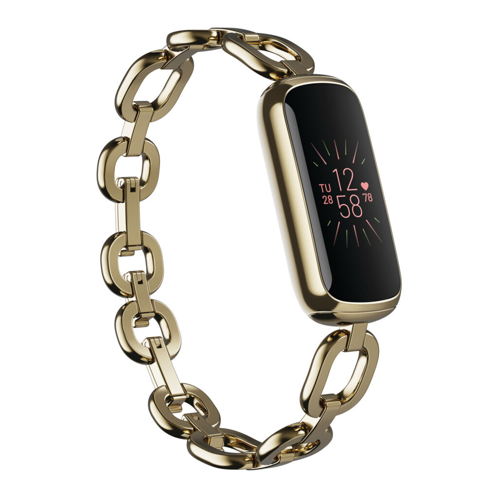 Fitbit Luxe Special Edition Gorjana Soft Gold kaina ir informacija | Išmaniosios apyrankės (fitness tracker) | pigu.lt