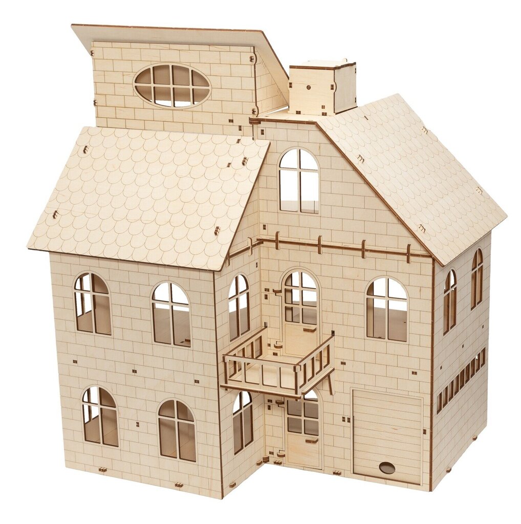 Lėlių namas, EWA, 131 dėtalės kaina ir informacija | Žaislai mergaitėms | pigu.lt