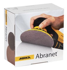 Šlifavimo tinklas Mirka Abranet 200mm Grip P400, 50 / pak kaina ir informacija | Šlifuokliai | pigu.lt