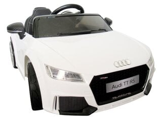 Детский электромобиль Audi TT, белый цена и информация | Электромобили для детей | pigu.lt