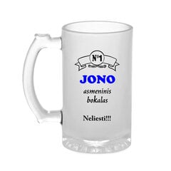 Bokalas „Jono asmeninis“ kaina ir informacija | Originalūs puodeliai | pigu.lt