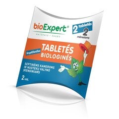 Biologinės tabletės kanalizacijos valymui BioExpert 2vnt kaina ir informacija | Mikroorganizmai, bakterijos | pigu.lt