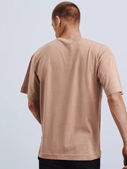 Marškinėliai vyrams Simple, rudi kaina ir informacija | Vyriški marškinėliai | pigu.lt