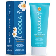 Kremas nuo saulės Coola Classic Body Sunscreen Tropical Coconut Spf30, 148 ml kaina ir informacija | Coola Kvepalai, kosmetika | pigu.lt