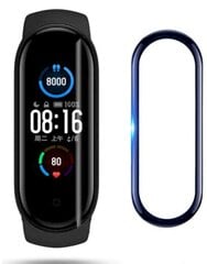 Защитное стекло Fusion Nano 9H для экрана часов Xiaomi Mi Band 6, черное цена и информация | Аксессуары для смарт-часов и браслетов | pigu.lt