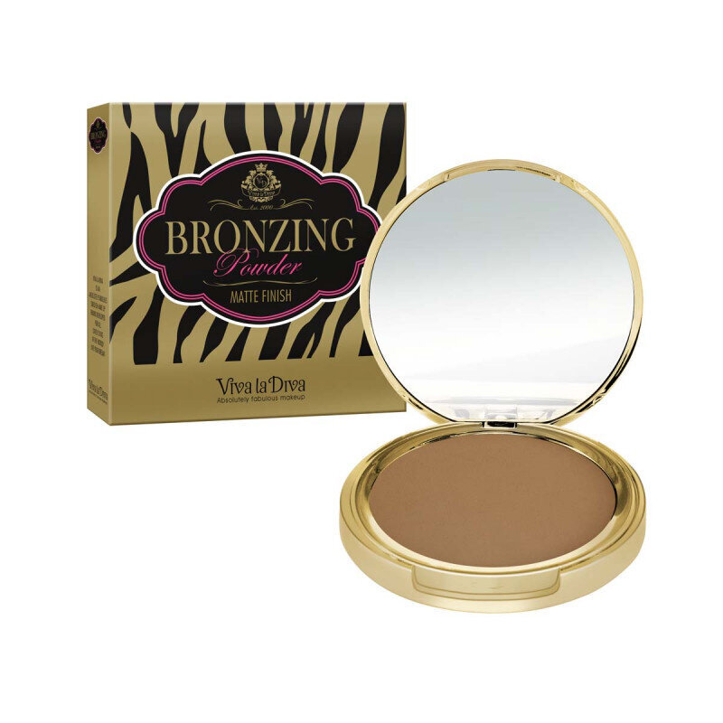 Matinė bronzinė pudra Viva La Diva Brozing Powder Matte Finish, 1 vnt kaina ir informacija | Bronzantai, skaistalai | pigu.lt