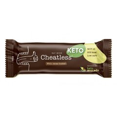 Keto "Cheatless" kakavinis batonėlis su MCT aliejumi, 50 g kaina ir informacija | Saldumynai | pigu.lt