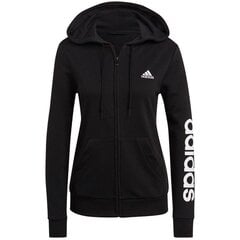 Adidas Джемпер W Lin Ft Fz Hoodie Black GL0791 цена и информация | Женские толстовки | pigu.lt