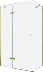 Dušo kabina Mexen Roma 100x70,80,90,100 cm, gold kaina ir informacija | Dušo kabinos | pigu.lt