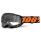 Motokroso akiniai 100% Accuri 2 - Cobra Black-White Plexi kaina ir informacija | Moto reikmenys | pigu.lt