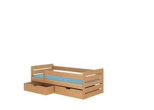 Детская кровать ADRK Furniture Tomi 200x90, коричневая цена и информация | Детские кровати | pigu.lt