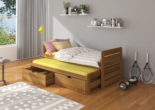 Детская кровать ADRK Furniture Tomi 200x90, коричневый цена и информация | Детские кровати | pigu.lt