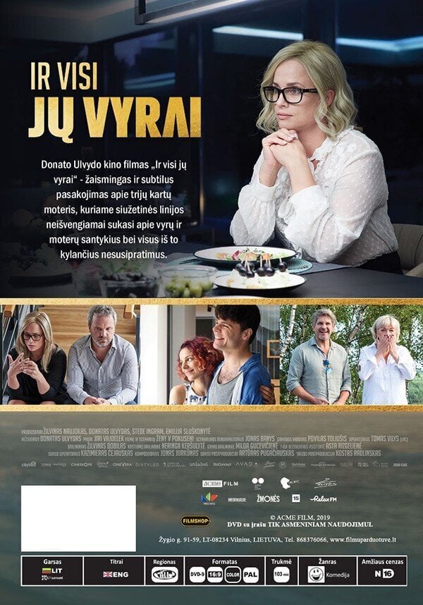 DVD "Ir visi jų vyrai" цена и информация | Vinilinės plokštelės, CD, DVD | pigu.lt