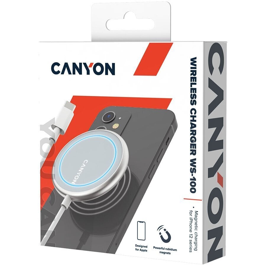 Canyon WS-100 kaina ir informacija | Krovikliai telefonams | pigu.lt