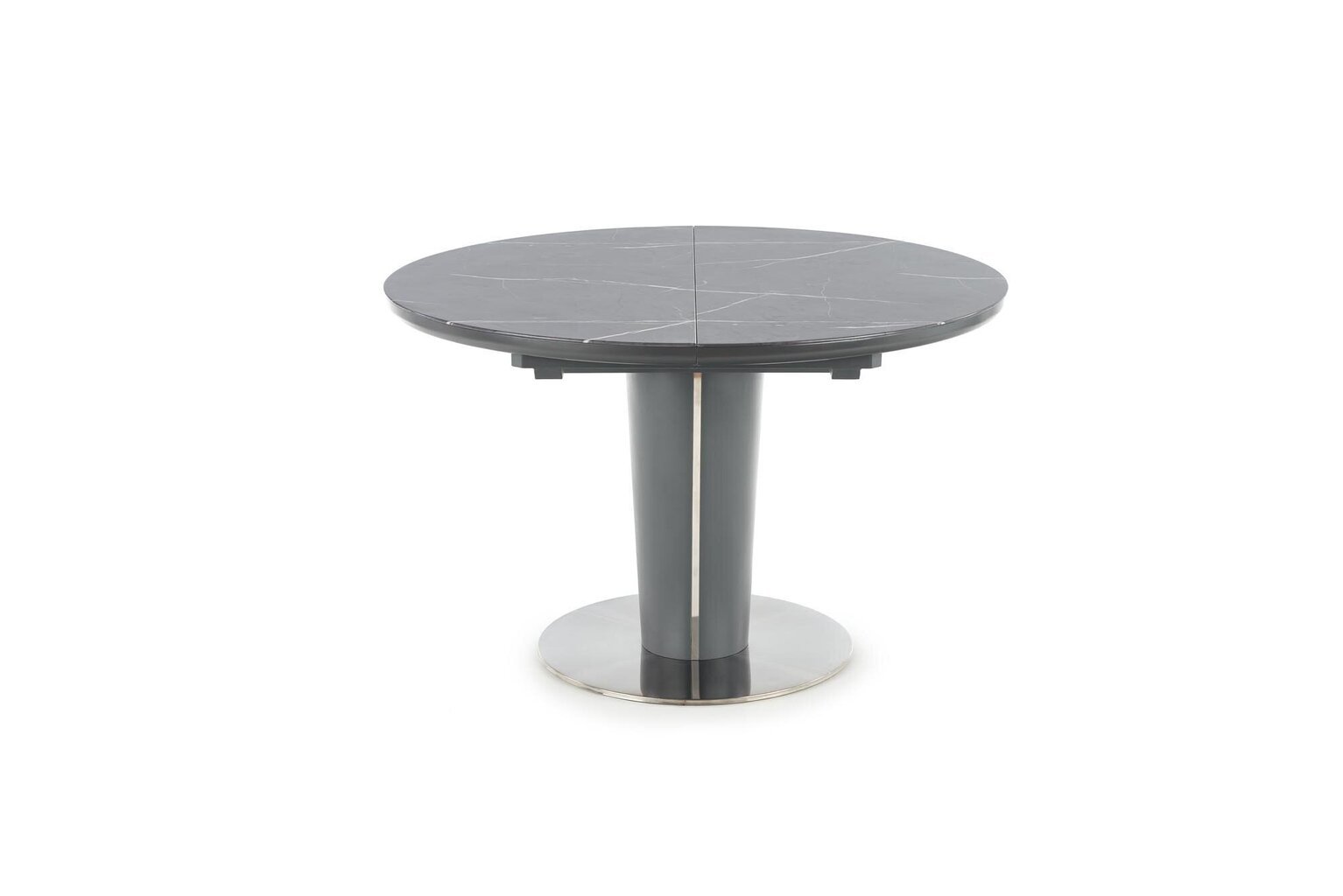 Išskleidžiamas stalas Halmar Ricardo, pilkas kaina ir informacija | Virtuvės ir valgomojo stalai, staliukai | pigu.lt
