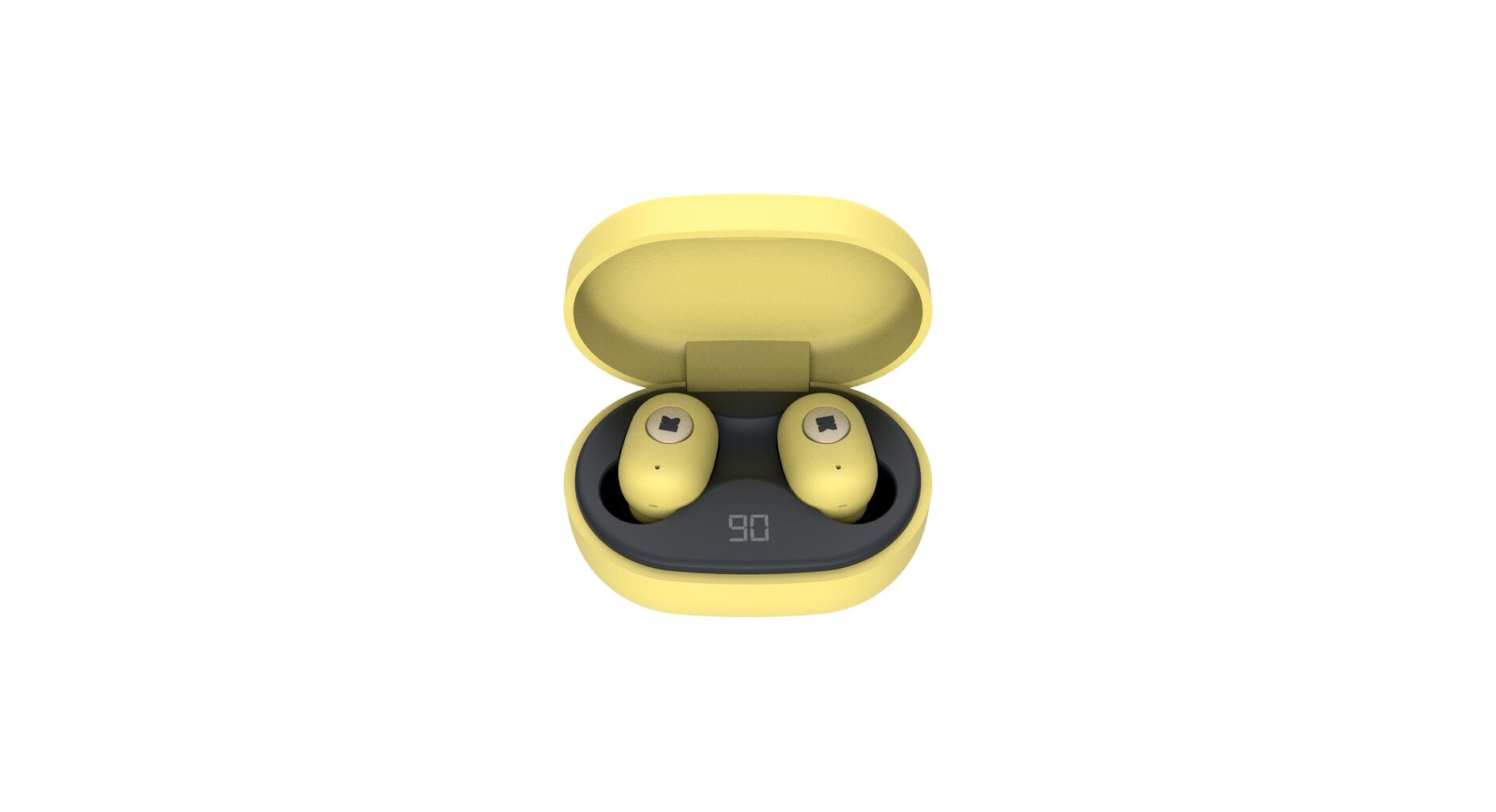 KreaFunk - aBEAN In-Ear Bluetooth Headphones - Fresh Yellow (KFLP16) kaina ir informacija | Ausinės | pigu.lt