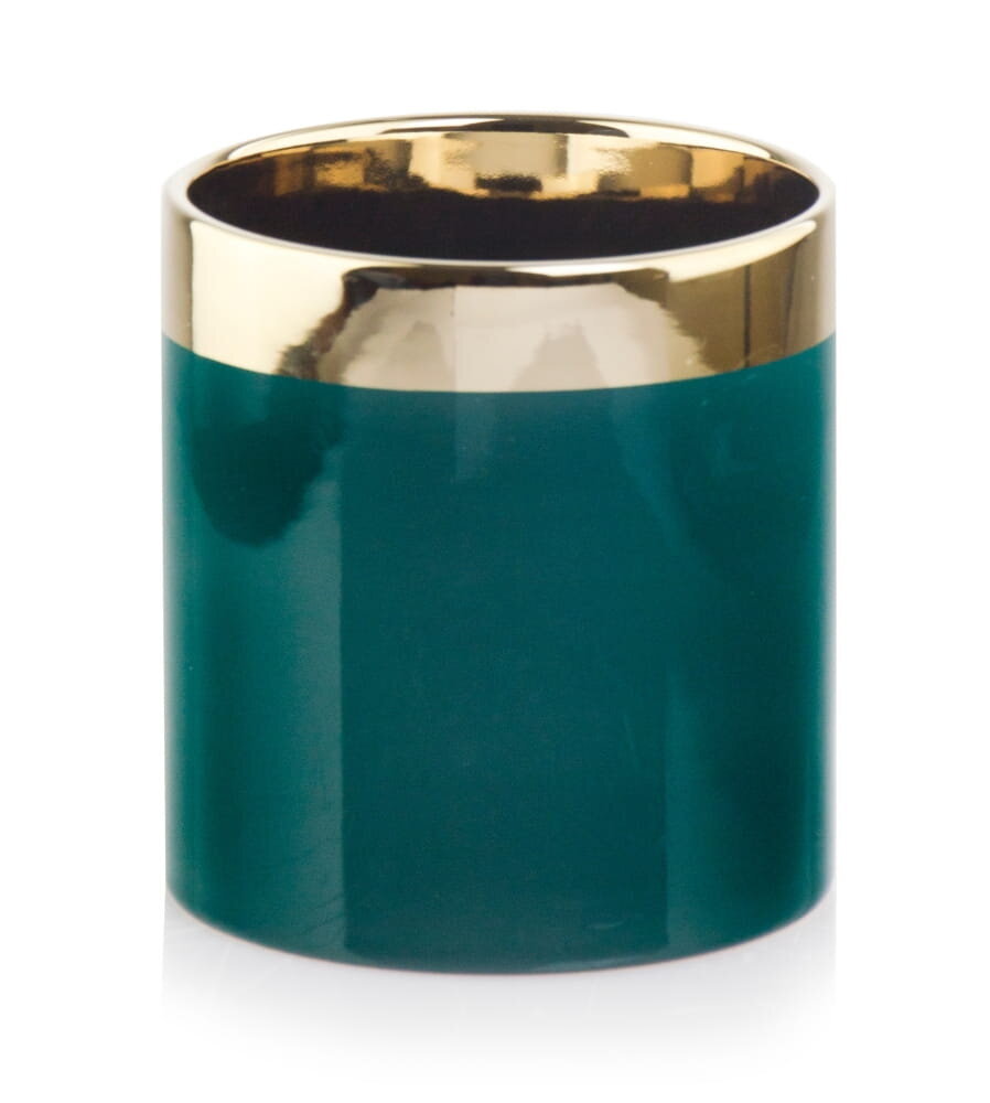 Keramikinis vazonas Emerald, 13 cm kaina ir informacija | Vazonai | pigu.lt