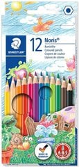 Spalvoti pieštukai Staedtler Noris Club, 12 spalvų kaina ir informacija | Piešimo, tapybos, lipdymo reikmenys | pigu.lt