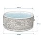 Masažinis baseinas Bestway Lay-Z-Spa Vancouver, 155x60 cm цена и информация | Baseinai | pigu.lt