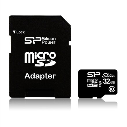 Silicon Power 8GB, Micro SDHC UHS-I, Class 10 SD Adapter, SDR 50 mode (DDR 50), retail