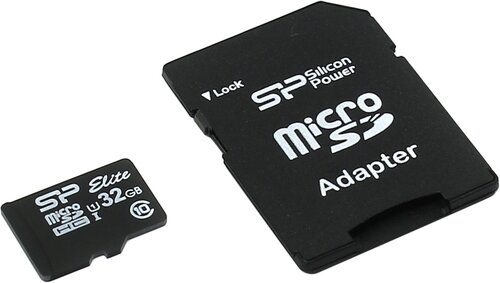 Atminties kortelė Silicon Power 32GB microSDHC 10 klasė su SD adapteriu kaina ir informacija | Atminties kortelės telefonams | pigu.lt