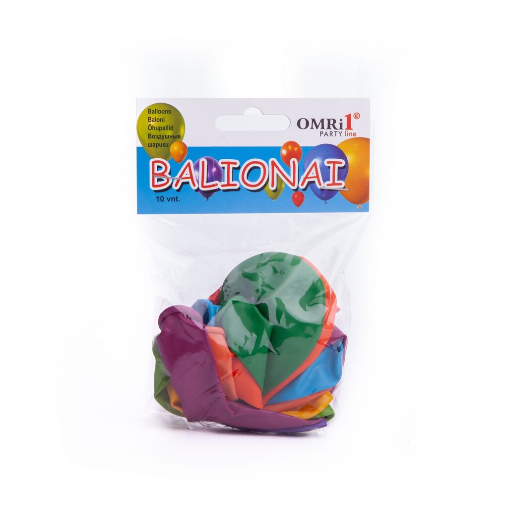 Balionai d21 OMRi1, spalvoti kaina ir informacija | Balionai | pigu.lt