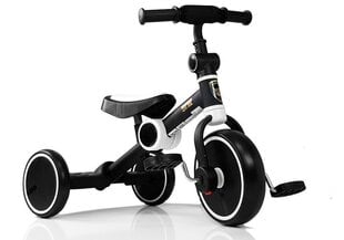 Balansinis triratis dviratukas su pedalais, juodas/baltas kaina ir informacija | Balansiniai dviratukai | pigu.lt