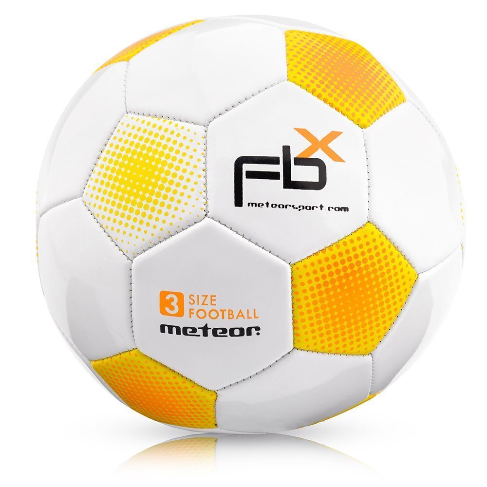 Futbolo Kamuolys METEOR FBX #5, Baltas kaina ir informacija | Futbolo kamuoliai | pigu.lt