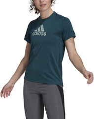 Футболки Adidas W U-4-U Cropt T Beige цена и информация | Футболка женская | pigu.lt