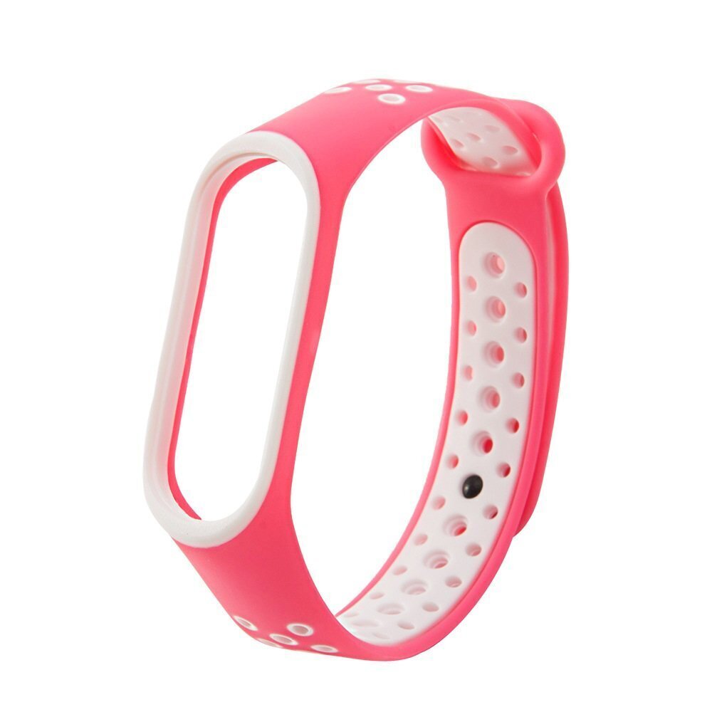 Fusion Watch Band Dots Pink White цена и информация | Išmaniųjų laikrodžių ir apyrankių priedai | pigu.lt