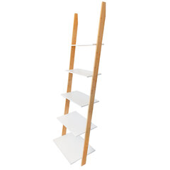 Полка для лестницы из бамбука цена и информация | Полки | pigu.lt