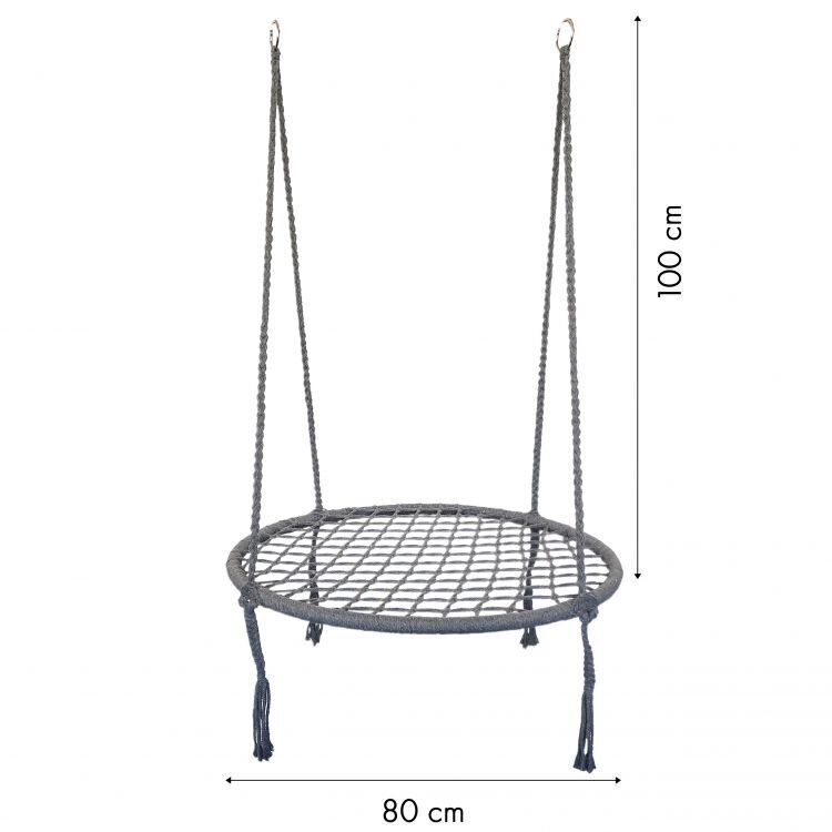 Kabančios sūpynės, 80 cm kaina ir informacija | Hamakai | pigu.lt