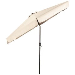 Sodo skėtis su rankena, 300 cm, rudas kaina ir informacija | Skėčiai, markizės, stovai | pigu.lt