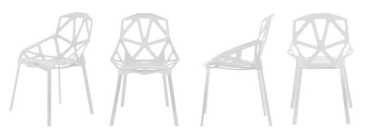 Kėdžių komplektas - keturios modernios kėdės svetainei kaina ir informacija | Virtuvės ir valgomojo kėdės | pigu.lt