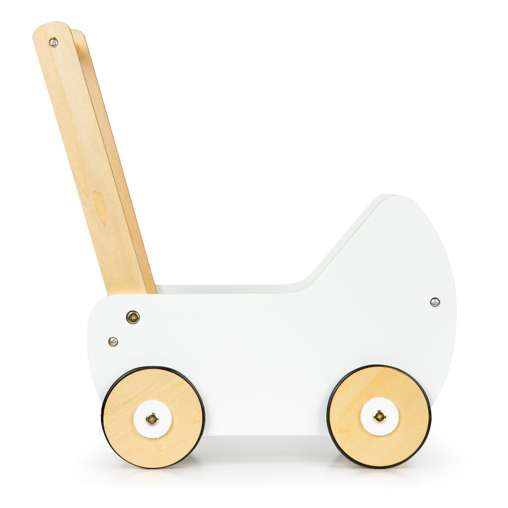 Medinis lėlių vežimėlis/vaikštynė ECOTOYS цена и информация | Žaislai kūdikiams | pigu.lt