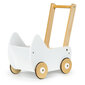 Medinis lėlių vežimėlis/vaikštynė ECOTOYS цена и информация | Žaislai kūdikiams | pigu.lt