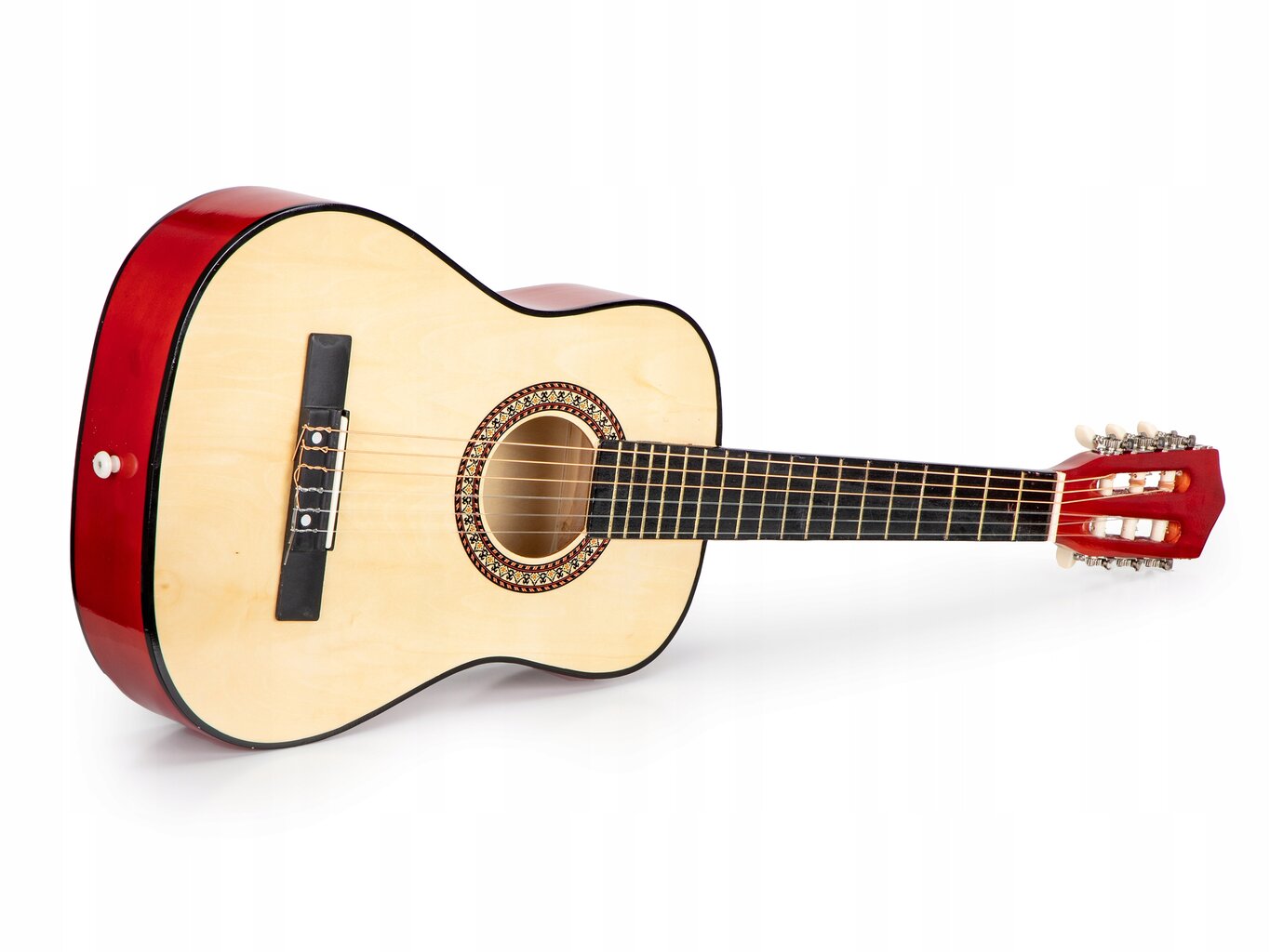 Vaikiška medinė gitara Ecotoys kaina ir informacija | Lavinamieji žaislai | pigu.lt