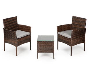 Стол и 2 кресла цена и информация | Комплекты уличной мебели | pigu.lt