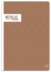 Тетрадь, A4, 52 листа, Metallic цена и информация | Тетради и бумажные товары | pigu.lt