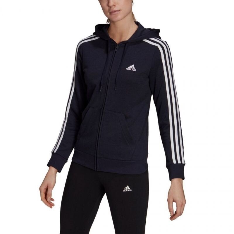 Sportinis džemperis moterims Adidas Essentials French GL0804, mėlynas цена и информация | Sportinė apranga moterims | pigu.lt