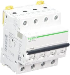 Modulinis Automatinis jungiklis Schneider Electric 4P C, 20A ,6kA , iC60N kaina ir informacija | Elektros jungikliai, rozetės | pigu.lt