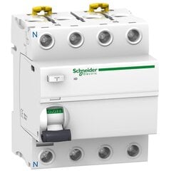 Automatinis jungiklis Schneider Electric 4P 40A / 0,03A A kaina ir informacija | Elektros jungikliai, rozetės | pigu.lt