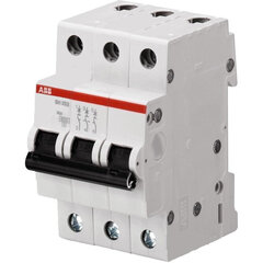 Автоматический выключатель SH203-В10, 6кА, 3П, 10А цена и информация | Выключатели, розетки | pigu.lt