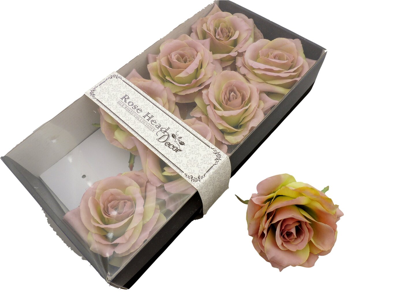 Rožių žiedai dėžutėje цена и информация | Dirbtinės gėlės | pigu.lt