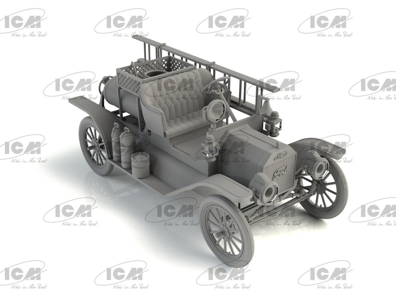 Klijuojamas modelis ICM 35605 Model T 1914 Fire Truck 1/35 цена и информация | Klijuojami modeliai | pigu.lt